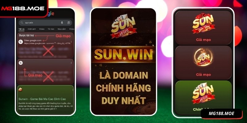 Cảnh báo Sunwin giả mạo giúp bạn nhận diện nền tảng mạo danh